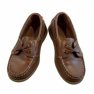 Carter’s Toddler Boys Brown Boat Shoes Loafers Slip On Size 13